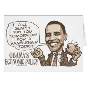 Hamburger de Barack mangeant la vitesse