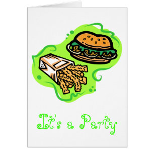 Hamburger et fritures