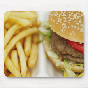 hamburger et tapis de souris classiques de