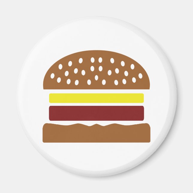 hamburger icon magnet (Front)