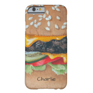Hamburger Illustration custom name phone cases