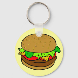 Hamburger Keychain