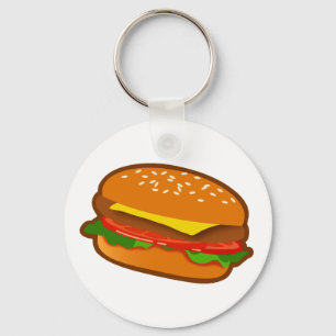 Hamburger Keychain