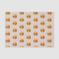 Hamburger Lover Cheeseburger Cute Tiled Pattern
