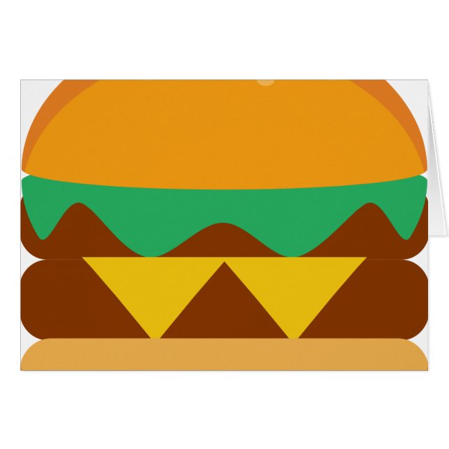 hamburger pain fromage (Devant horizontal)