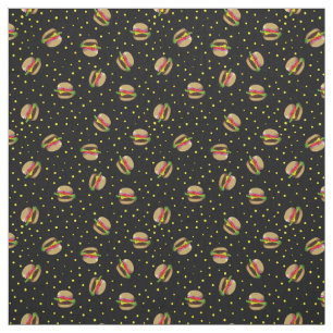 hamburger pattern fabric