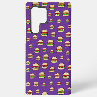 Hamburger Pattern Samsung Galaxy Case