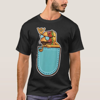 Hamburger Pocket For Hamburgers Fan  T-Shirt
