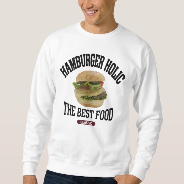 Hamburger (vintage style) sweatshirt (Front)