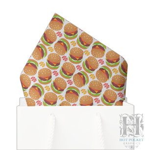 Hamburgers Tissue Paper