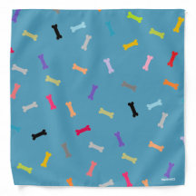 HAMbWG - Bandana - Colour Dog Bones w any colour