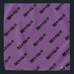 HAMbWG - Bandana - Your Words or Name<br><div class="desc">HAMbyWhiteGlove - Your words with any colour background!</div>