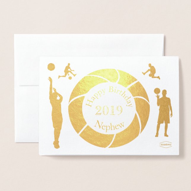 HAMbWG -  Basketball Foil Card (Front With Envelope)