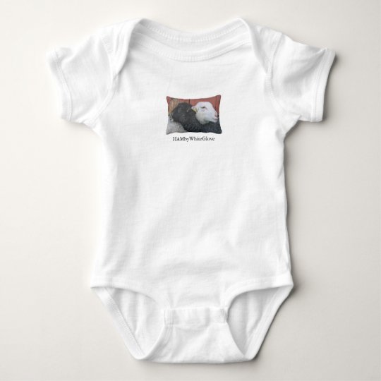HAMbWG Black Sheep/White Sheep Baby Bodysuit