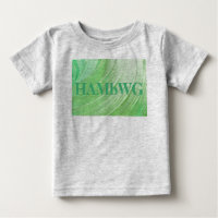 HAMbWG - Children's T Shirt - Lime Swirl w Logo