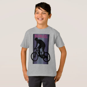 HAMbWG - Children's  T Shirt -  Pink Bike Rider