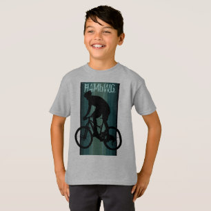 HAMbWG - Children's T Shirt - Teal Bike Rider