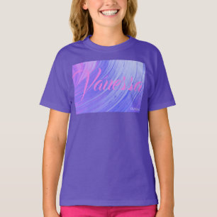 HAMbWG - Children's T Shirt - Violet Swirl w Logo