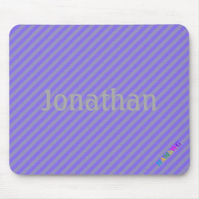 HAMbWG - Computer Mouse - Purple Diagonal Pad (Front)