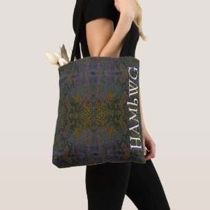 HAMbWG Cross Body Bag or Tote -  Snakeskin Design