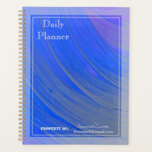 HAMbWG - Daily Planner - Blue Swirl