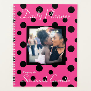 HAMbWG - Daily Planner - Photo with Polka Dots
