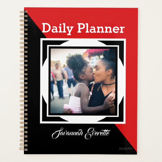 HAMbWG - Daily Planner - Photos with colour (Front)