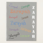 HAMbWG - Daily Planner - Your Name<br><div class="desc">HAMbyWhiteGlove - A beautiful personalized cover daily planner that you can add your name to, would be an ideal, thoughtful gift for anyone! This particular design is perfect for your student and encourages recording homework assignments and teaching how to plan. Just choose "personalize" to work on your options! Shown here...</div>