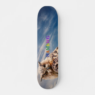 HAMbWG Designed Skateboard - Perspective Owl