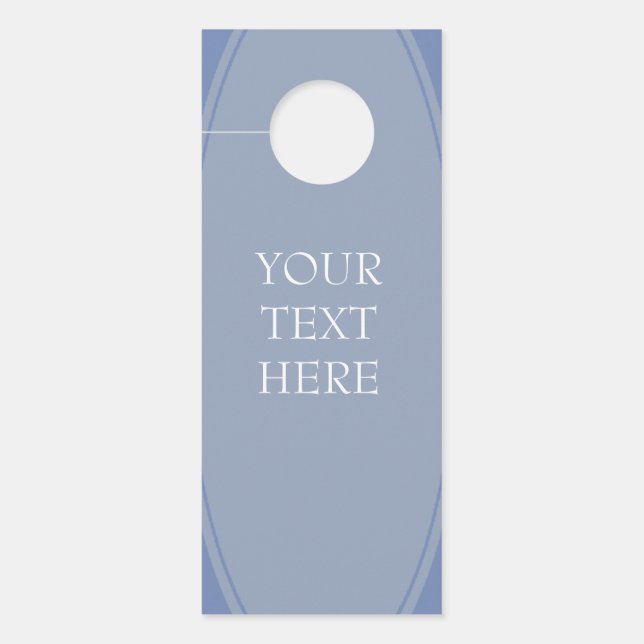 HAMbWG - Door Knob Message - Any Colour Door Hanger (Front)