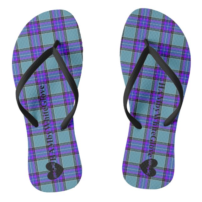 HAMbWG -  Flip-Flop - Blue Violet Flip Flops (Footbed)