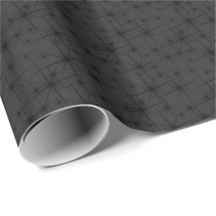 HAMbWG Glossy Wrapping Paper - Black Starry