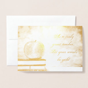 HAMbWG - Gold Foil Card - Teacher