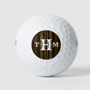HAMbWG - Golf Balls you personalize - Tigers Eye