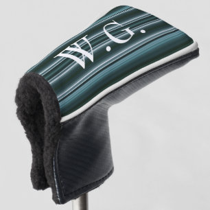 HAMbWG Golf Iron Head Cover - Teal Stripes