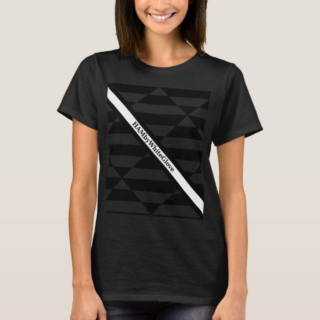 HAMbWG - Hanes ComfortSoft® Black Graphic Logo T-Shirt (Front)