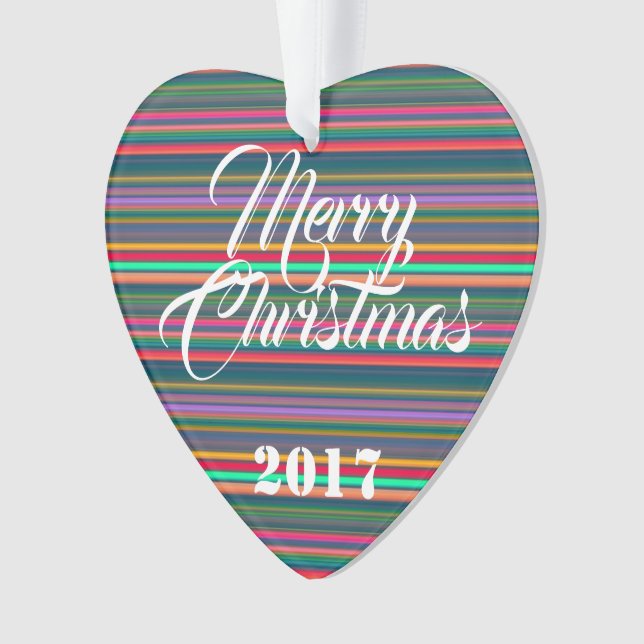 HAMbWG - Heart Ornament - Neon (Front)