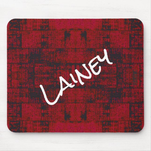 HAMbWG - Mousepad - Red Distressed (Front)