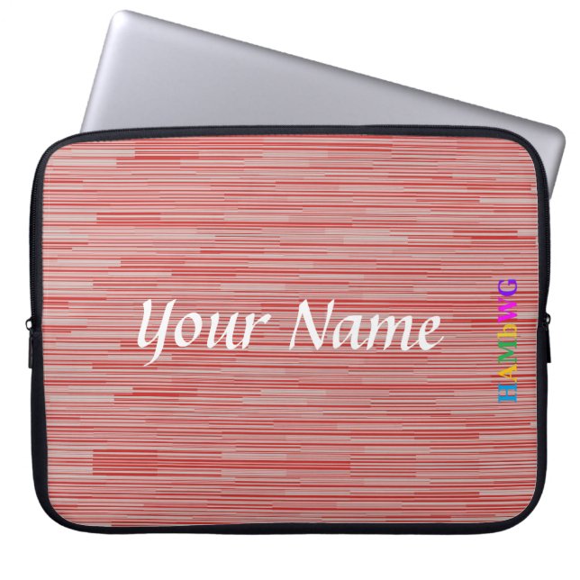 HAMbWG  - Neoprene Laptop Case - Personalize (Front)