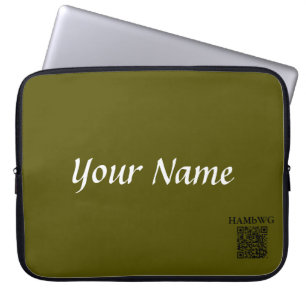 HAMbWG - Neoprene Laptop Case - Violet Personalize