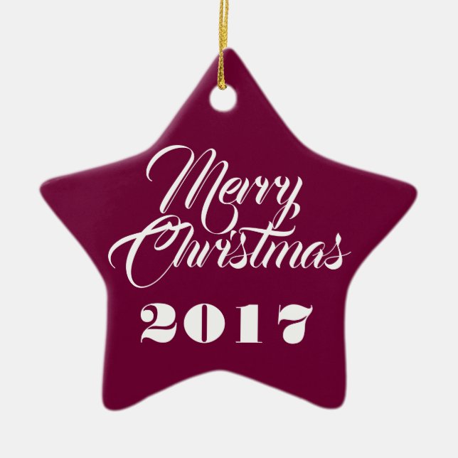 HAMbWG - Ornement - Étoile - Personnalisable (Devant)