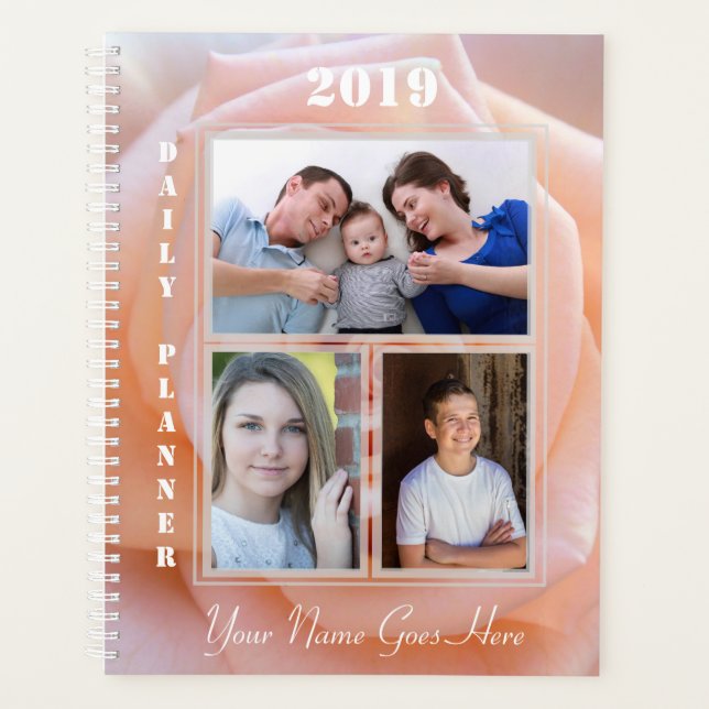 HAMbWG - Peach Rose Planner (Front)