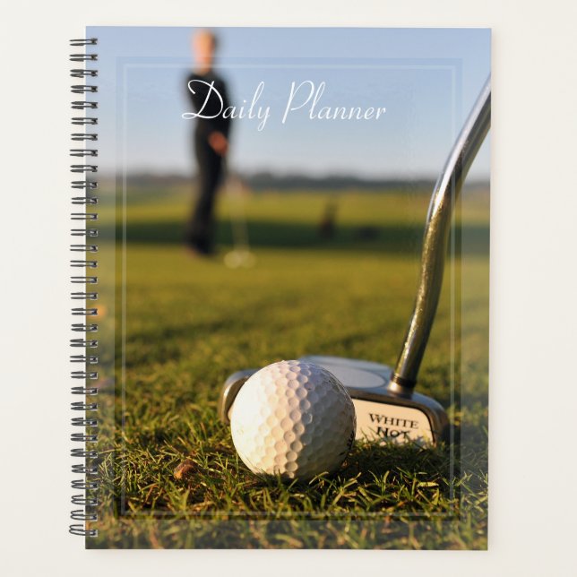 HAMbWG - Photo Daily Planner - Golf Theme (Front)