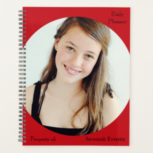HAMbWG - Photo Daily Planner - Red
