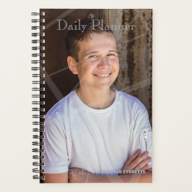 HAMbWG - Photo Daily Planner - Two Tone Rays (Front)