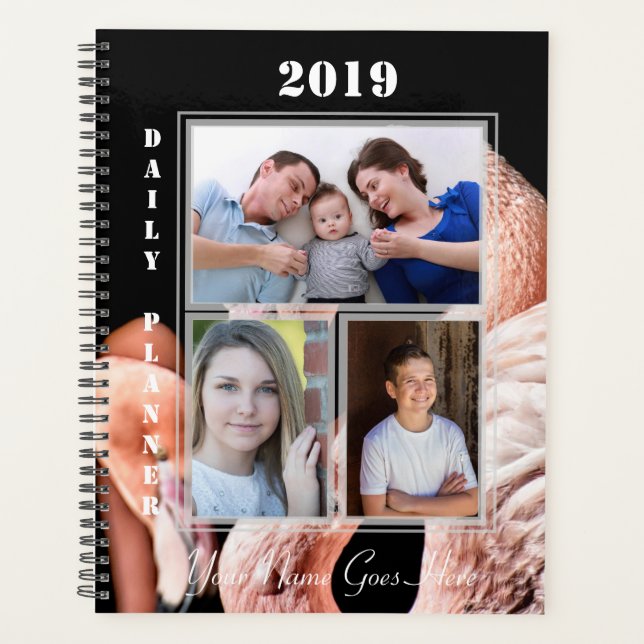 HAMbWG - Pink Flamingos Planner (Front)