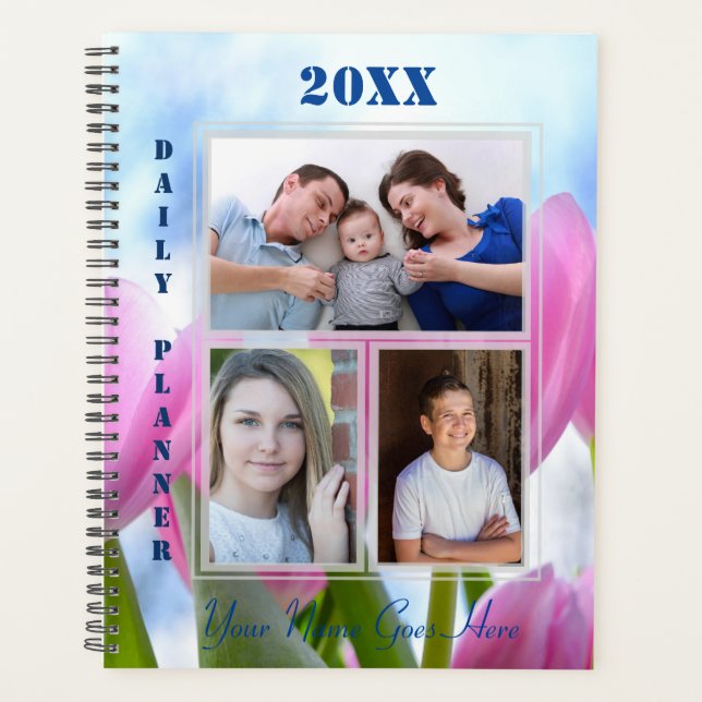 HAMbWG - Pink Tulips Daily Planner (Front)