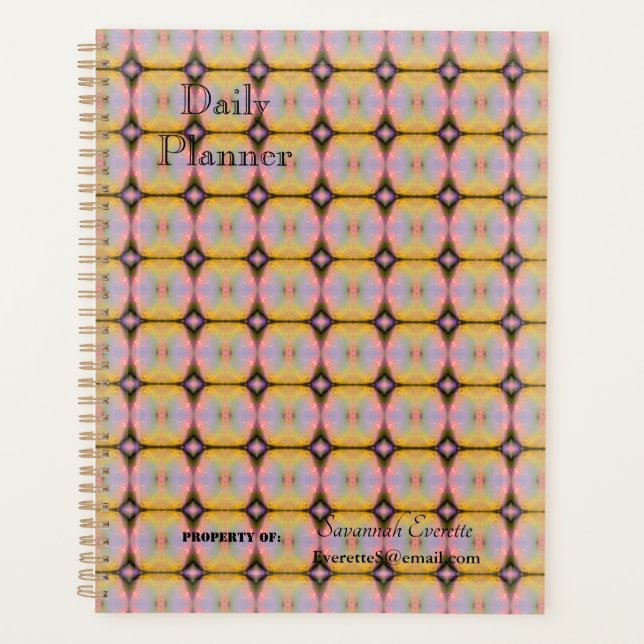 HAMbWG - Planificateur quotidien - Disques Opaux (Devant)
