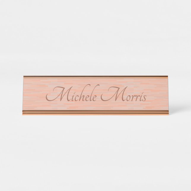 HAMbWG - Plaque de nom du bureau - Dégradé 2 (Devant)