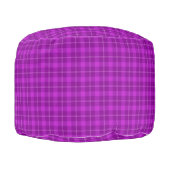 HAMbWG Pouf Chair - Violet-Purple Plaid (Right)